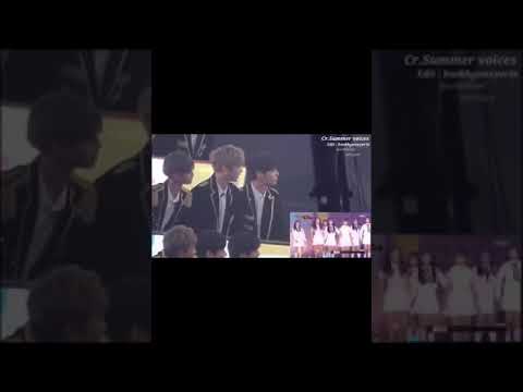 Wanna One , BTS reaction Gfriend