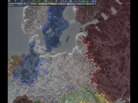 HoI3 Barbarossa & US invasion time lapse 5