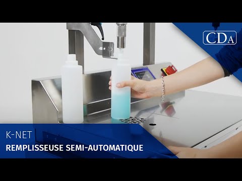 Remplisseuse semi-automatique universelle - tous liquides K-NET