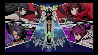 Ruby and Yuzuriha vs Blake and Gordeau