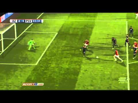 Goal Muamer Tankovic AZ Alkmaar 2-4 PSV Eindhoven