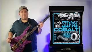Video thumbnail for Ernie Ball Cobalt Slinky bass strings - What sorcery is this?  A very unique string indeed. by Bill Plays Bass