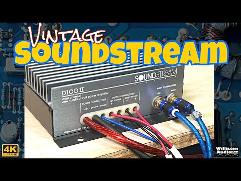 1990 Soundstream D100 ii Amplifier Overview and Amp Dyno Test [4K]