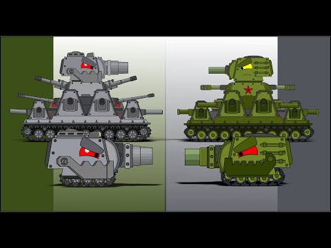 Drawing Cartoon Tank Mini Monster Become a Monster - Cartoons About Tanks
