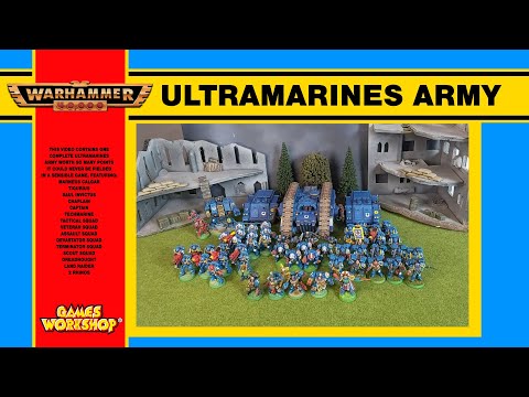 The Ultramarines Army of my Dreams Warhammer 40k Space Marines 90s 2nd edition