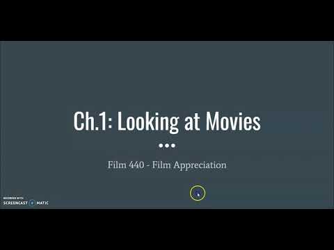 Chapter 1: Looking at Movies
