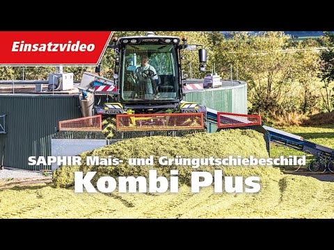 SAPHIR Kombi Plus Grüngut- und Maisschiebeschild