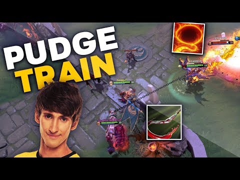 Dendi Pudge Legend trying NEW 7.23 Patch with Signature Hero Pudge - Funny Combo with Batrider Dota2