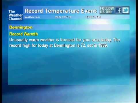 Weatherstar XL v3.0 Emulator, Enhanced: Bennington, VT (beta)