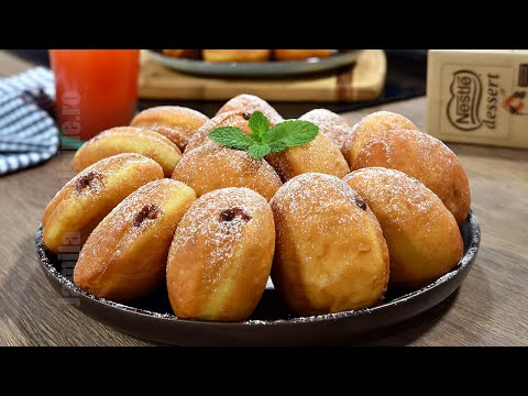 Gogosi umplute cu ciocolata / Gogosi super pufoase | JamilaCuisine