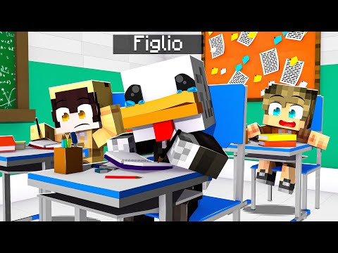MIO FIGLIO TORNA A SCUOLA SU MINECRAFT