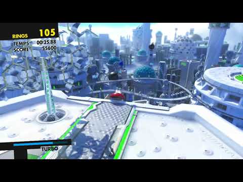 114   Walkthrough FR l Sonic Forces l Ring Lune 23 Metropolitan Highway   Metropolis Rang S