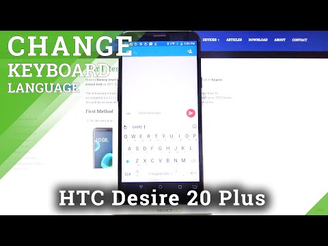 How to Change Keyboard Language in HTC Desire 12s – Find Keyboard Language Layout