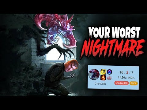 Fnatic Made me YOUR WORST NIGHTMARE 😱 No FOOD is SAFE 😱 LoL Best Cho'Gath Season 10 Build Gameplay