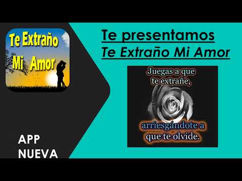 Te Extraño Mi Amor Video