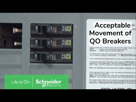 Demonstrating Acceptable Installed QO Branch Breaker Movement