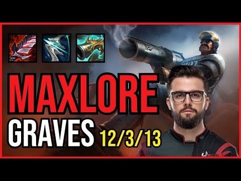 MAXLORE - GRAVES vs. EKKO Jungle | EUW GRANDMASTER | PATCH 10.25