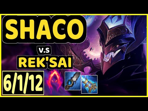 CHASESHACO (SHACO) vs REK'SAI - 6/1/12 KDA JUNGLE GAMEPLAY - NA Ranked GRANDMASTER