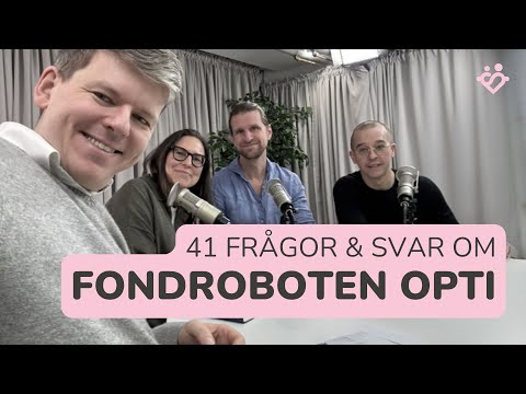 414. Lär känna fondroboten Opti | Med Jonas Hombert & Niklas Laninge