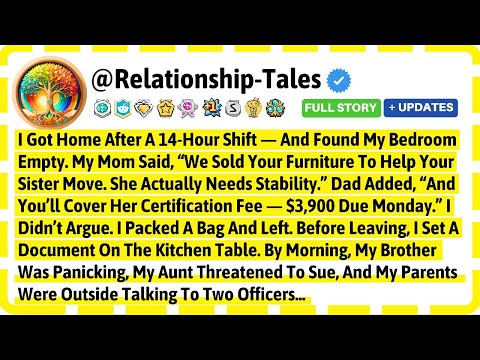 I Got Home After A 14-Hour Shift — And Found My Bedroom Empty. My Mom Said.
