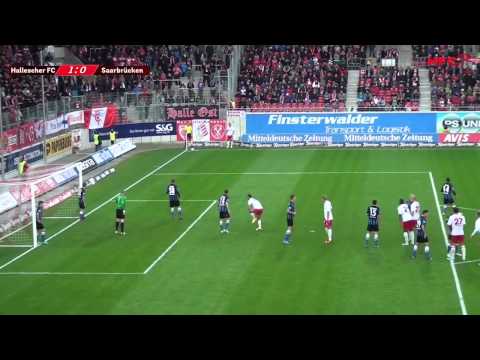 15.ST Spielbericht Hallescher FC - 1.FC Saarbrücken
