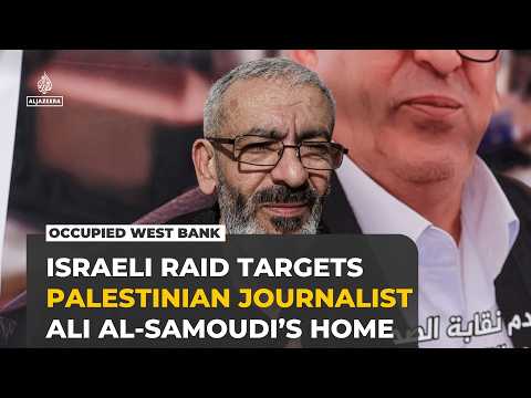 Israeli forces raid Palestinian journalist Ali al-Samoudi’s home in Jenin