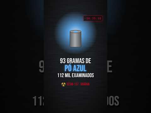 93 gramas de pó azul e 112 mil examinados: o césio-137 de Goiânia — Caso Nº 008 #shorts