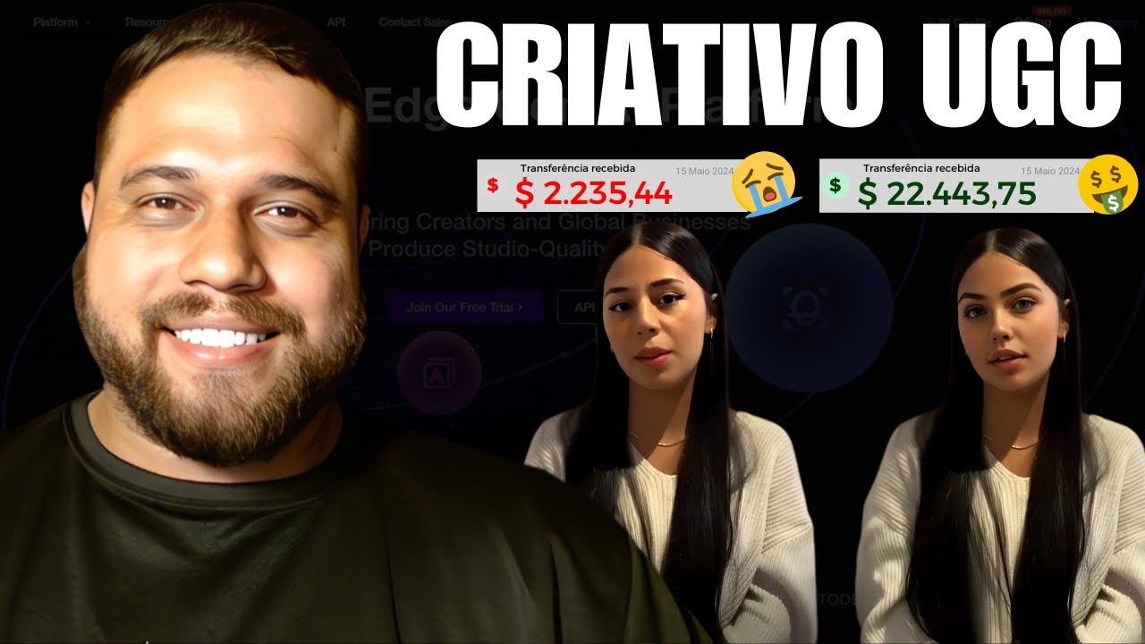 CRIATIVOS UGC | Como Fazer Criativos UGC