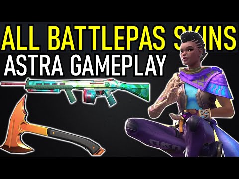 Valorant Act 2 Battle Pass Leak & All Astra Abilities Gameplay | New Knife, Polyfrog Cavalier Prisim