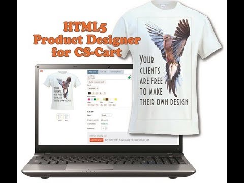 The Best Product Designer Add-on for CS-Cart. Customization.