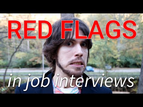 Top 5 RED FLAGS 🚩 in job interviews