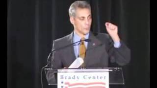 ZIONIST RAHM EMANUEL TO DISARM AMERICA.