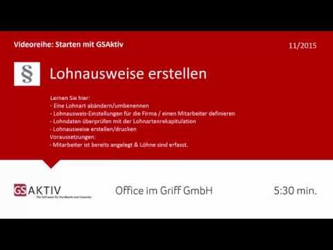 GSAktiv - Lohnausweise erstellen
