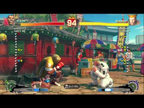 GameOutttt [Guile] vs sotec0173 [Balrog] SSF4 Japanese Online Ranked Matches - Xbox Live