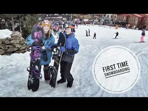1st time snowboarding
