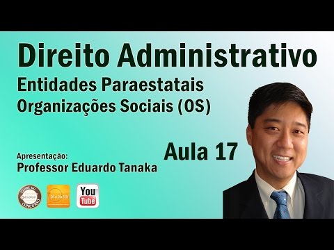 Direito Administrativo - Entidades Paraestatais - Organizações Sociais - Aula 17