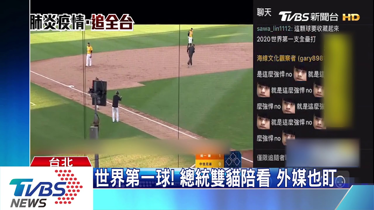世界第一球!總統雙貓陪看 外媒也盯