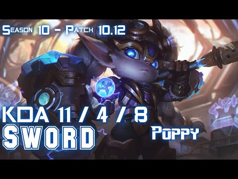 Sword POPPY vs RENEKTON Top - Patch 10.12 KR Ranked