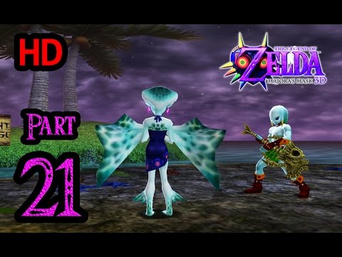 Zelda Majora's Mask 3D 100% Walkthrough 1080p HD Part 21 - Zora Hall - Lulu's Voice - Evan