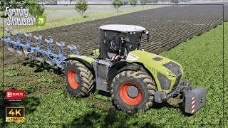 FS25 Realistic Graphics | Claas Xerion 4500 relaxed plowing | ReShade Gameplay |