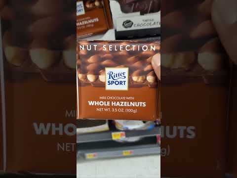 Ritter Sport Milk Chocolate With whole  Hazelnuts #satisfying #shorts #amazing #hack #yearofyou