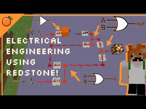 Teaching YOU Electrical Engineering using Minecraft REDSTONE!