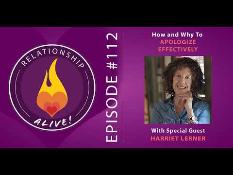 112: How and Why to Apologize Effectively with Harriet Lerner