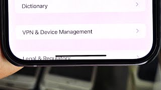 How To Find Profiles and Device Management on iPhone iOS 17