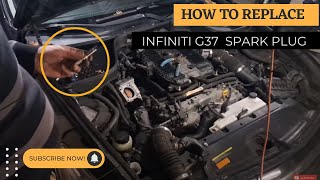 Infiniti G37 Spark Plug Replacement DIY | How To Replace Infiniti G37 Spark Plug