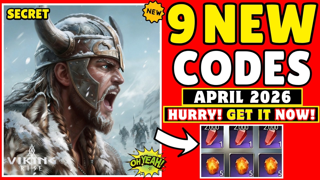 NEW⚠️APRIL⚡CODES⚠️VIKING RISE REDEEM CODES ️APRIL 2026 - VIKING RISE CODES 2026 - VIKING RISE
