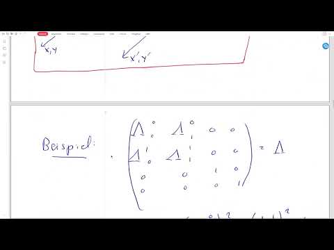 Herleitung der Lorentz-Transformation.