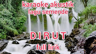 Download lagu karaoke DIRUT mp3