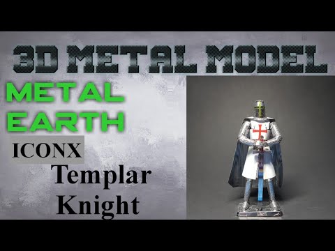 Metal Earth ICONX/Premium Series Build - Templar Knight