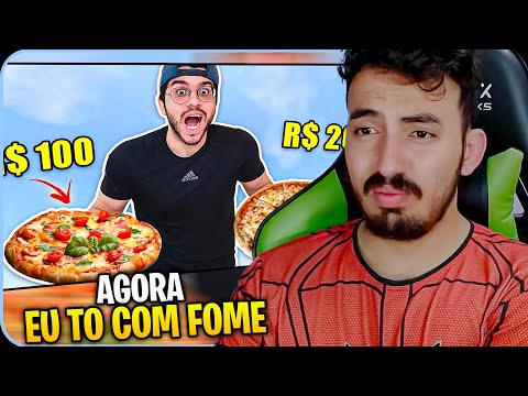 PEDIMOS A PIZZA MAIS CARA E A MAIS BARATA DO APLICATIVO - QUAL É A MELHOR ? - KLEBERIANO | REACT